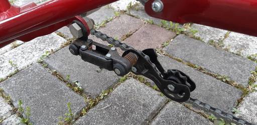 中古品 マックス ユニバーサルサイクル クークルM KH-M20R 14型 大人用三輪車タイプ 自転車