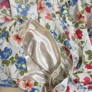 花柄 パンツスカート