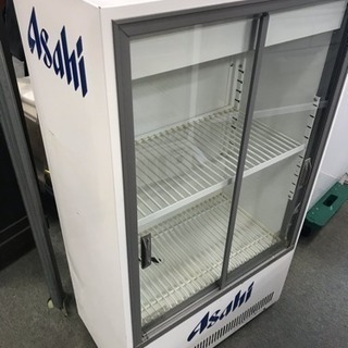 【中古】大阪引取限定　サンデン　4面ガラス面のショーケース　店舗用品　冷蔵庫 サンデン 2021年製 対面式冷蔵ショーケース TSA-090XC-B 900×652×1155