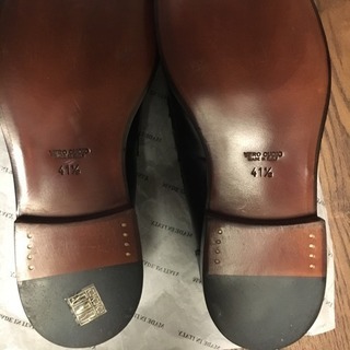 【新品未使用品】イタリア製 ローファー 本革(レザーソール)の画像