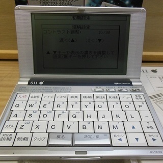 【販売終了しました。ありがとうございます。】SII　電子辞書　SR-T6700　IC　DICTIONARY　未使用品の画像