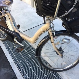 ブリヂストン アンジェリーノ 新基準 三人乗り 子供乗せ アイボリー 8