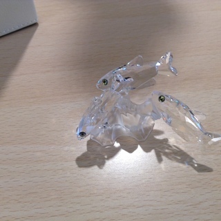 スワロフスキー クリスタル 3匹の南洋魚 廃番品