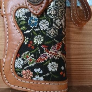 値下げしました👌  デグナー花山 携帯ケース 本革 の画像