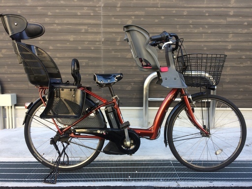 ブリヂストン　ボーテ　新基準　三人乗り　子供乗せ　8,9AH　ギュット　キッス　神戸市　電動自転車　地域限定