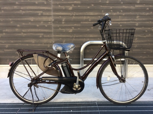 ヤマハ　パス　アミ　新基準　子供乗せ　6AH　茶　アシスタ　ビビ　神戸市　電動自転車　地域限定