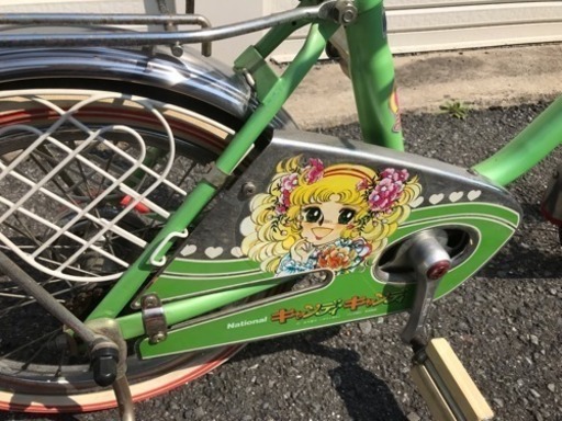 昭和レトロ  キャンディキャンディの自転車  奈良法隆寺より