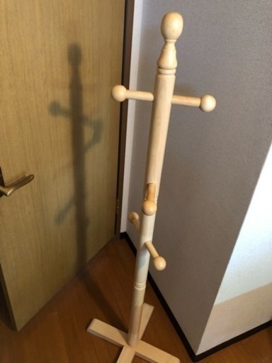 ポールハンガー 木製 美品