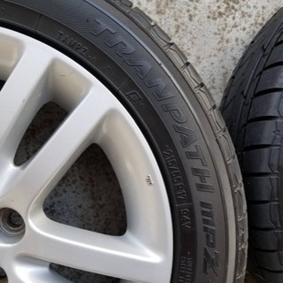デリカD5純正ホイール タイヤ 215/55r17 トランパスmpZ-パチスロ実機 S