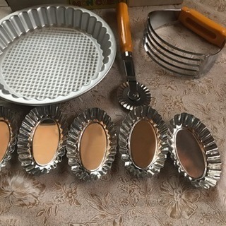 ★パイ作りセット／パイ皿18cm／パイカット器も付いてます／未使用の画像