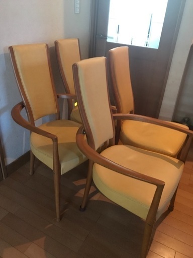 カリモク ダイニングチェア 4脚