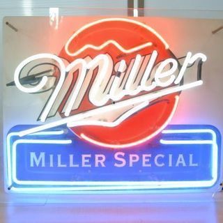 barはもちろん、部屋に飾ってもかっこいい Miller ネオン...