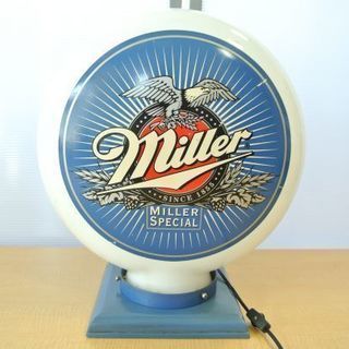MILLER SPECIAL ミラービール 乳白ガラス 照明ライ...