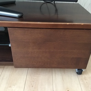 国産 天然木のTVボードですの画像