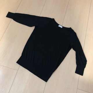 ST  プラステ ブラックセーター