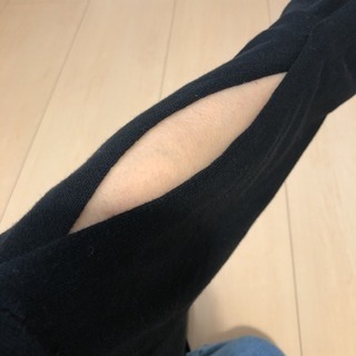 ST  プラステ ブラックセーターの画像