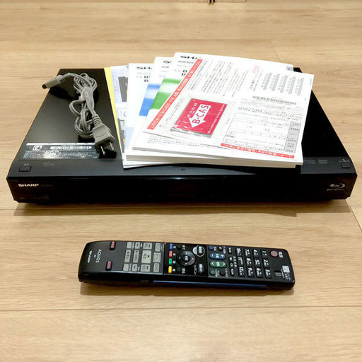 シャープ 500GB ブルーレイレコーダー AQUOS BD-HDS55 + リモコンGA869PA
