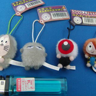 ゲゲゲの鬼太郎　ポムポムマスコット2　4体セットで200円