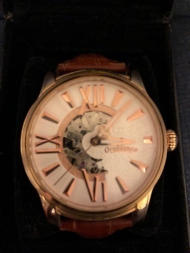 【中古】Orobiancoオープンハート腕時計