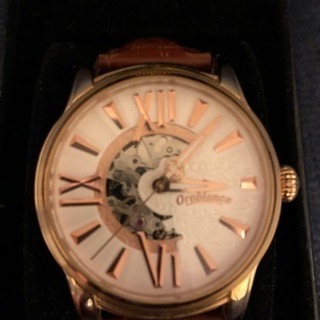 【中古】Orobiancoオープンハート腕時計の画像