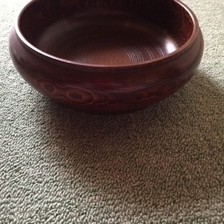 未使用品 木製 鉢の画像