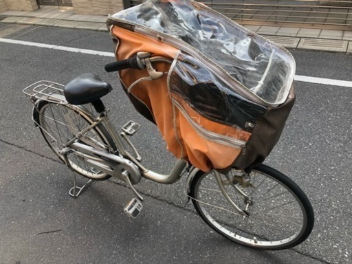 値下げしました！ブリジストン内装3段 24インチ子供乗せ自転車 オプションで3人乗りにも！