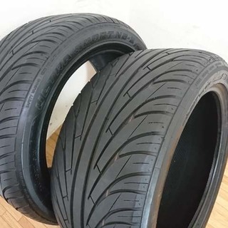 希少サイズ 激溝 夏タイヤ 255/40R17 2本 バリ溝 引取り限定！
