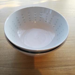 【お話中】白ラーメン鉢陶器製2枚セット　120円でお譲りします。の画像