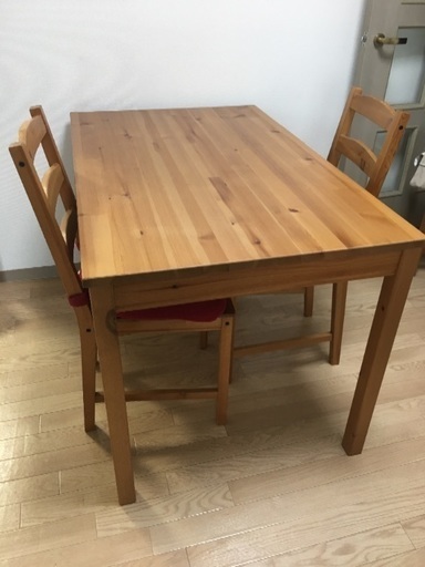 IKEA ダイニングテーブル 椅子2脚