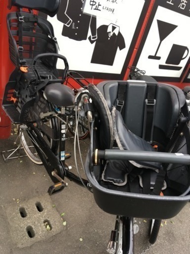 福岡 早良区 原 22/26インチ 前後子ども乗せ付き自転車