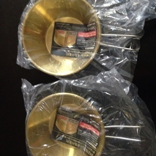 激レア‼︎限定デザイン！ ユニフレーム シェラカップ 真鍮 ゴールド  新品の画像