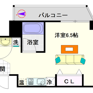 【フローレンス難波元町】2号タイプ！1Ｋタイプ！水回りが整ってますね！