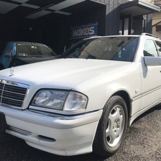 希少！！ベンツ Cクラスワゴン C240 セレクション 黒革 H...