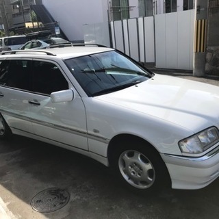 希少！！ベンツ Cクラスワゴン C240 セレクション 黒革 HDDナビ ETCの画像