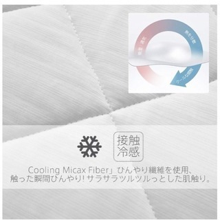 新品 未使用 夏用 敷きパッド シングル ひんやり 丸洗い 防臭 抗菌 防ダニの画像