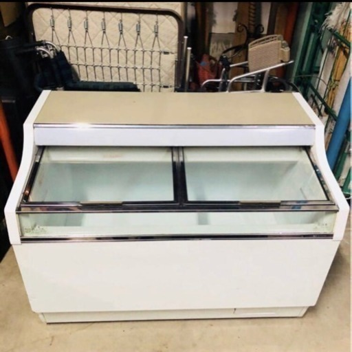 【中古】サンヨー 業務用 GSR-1200X-D 店舗用 冷凍ショーケース アイスクリームショーケース アイスクリームストッカー 冷凍庫 263L