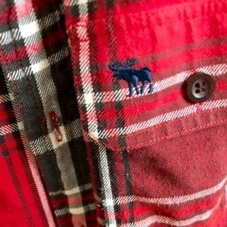 Abercrombie&Fitch(アバクロ) 赤チェックシャツ の画像