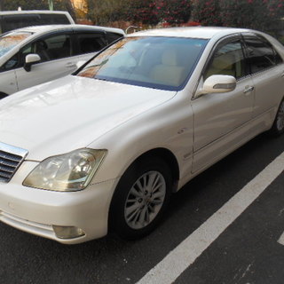 クラウン2500ロイヤルS　美車　人気のパール　純正DVDナビ付の画像