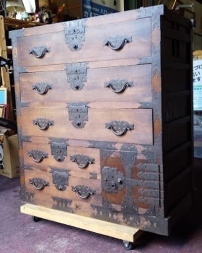 時代箪笥 箪笥 アンティーク家具 和家具 古家具 収納 サイドボード　直接引取大歓迎