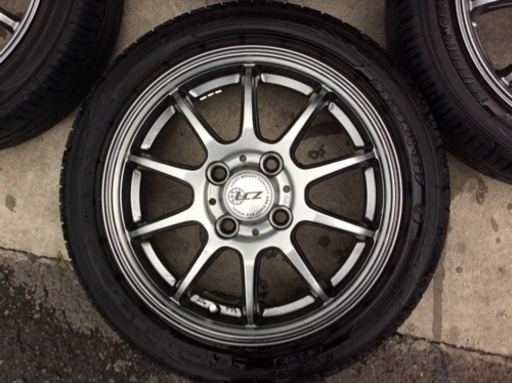 アルミ探ししてる方には持ってこい！かっこいい！そしてやすい！値下げしました！155/55R14 軽自動車 アルミホイール