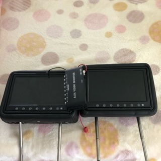 9インチ ヘッドレストモニター&映像分配器