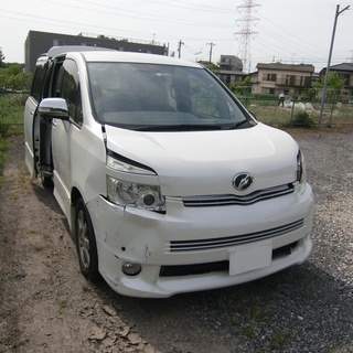 ボクシーvoxy平成20年式　2.0ZS　両面パワースライド　事故現状車　8人乗り　格安の画像