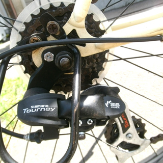 札幌 26インチ ドッペルギャンガー マウンテンバイク 自転車 MTB ドッペルゲンガー 21段変速 ディスクブレーキ フロントサスの画像