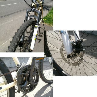 札幌 26インチ ドッペルギャンガー マウンテンバイク 自転車 MTB ドッペルゲンガー 21段変速 ディスクブレーキ フロントサスの画像