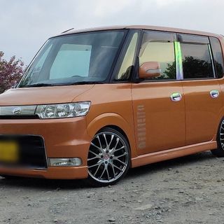 タントカスタムRSターボ　　ローダウン　17インチ　整備カスタム...
