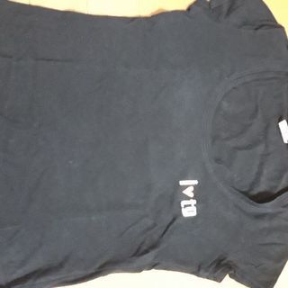 バックプリント可愛い☆tommy girl☆レディースS　黒Tシャツ☆￥300の画像