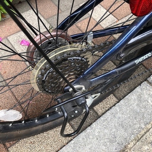 《ご予約中》22インチジュニア自転車 6段変速  自転車アサヒ SEARCH 【江戸川区内送料無料】《良品》