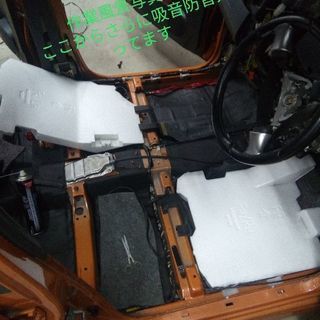 タントカスタムRSターボ　　ローダウン　17インチ　整備カスタム多数有り　L350S　デッドニング　カスタムカー　スパッタゴールドの画像