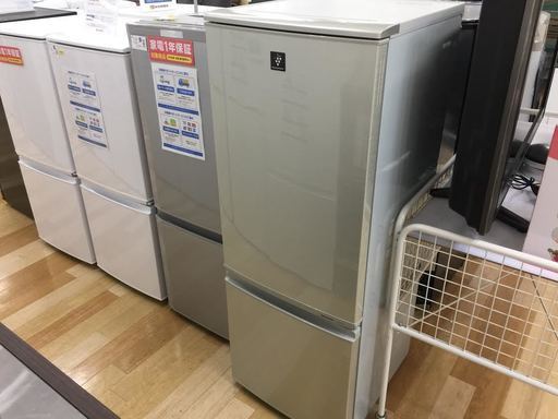 安心の6ヶ月保証付！2013年製 SHARP SJ-PD17X-N 167 2ﾄﾞｱ冷蔵庫