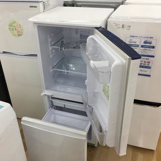 安心の6ヶ月保証付！2015年製 SHARP SJ-14E2-KB 137L 2ドア